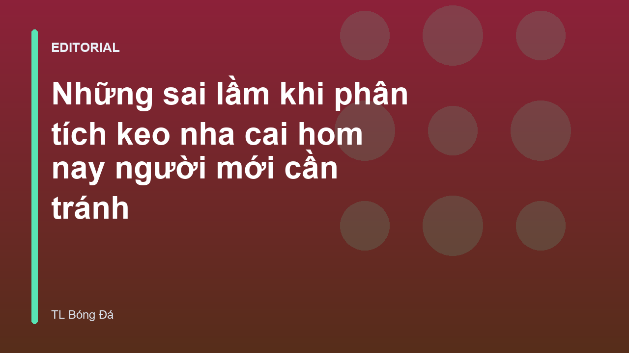 Người mới phân tích kèo bóng đá